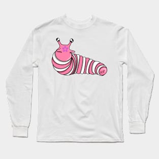 Sapphic Pride Fidget Slug Long Sleeve T-Shirt